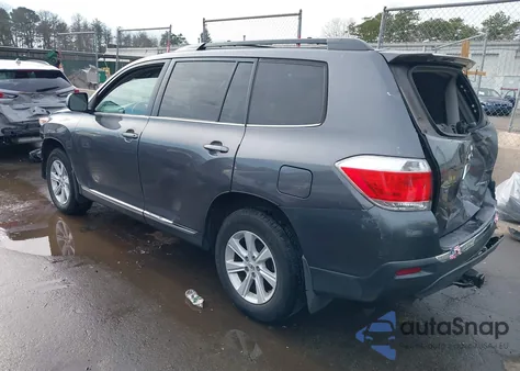 2012 Toyota Highlander Se V6 из США, поврежденный, VIN 5TDBK3EH6CS122768